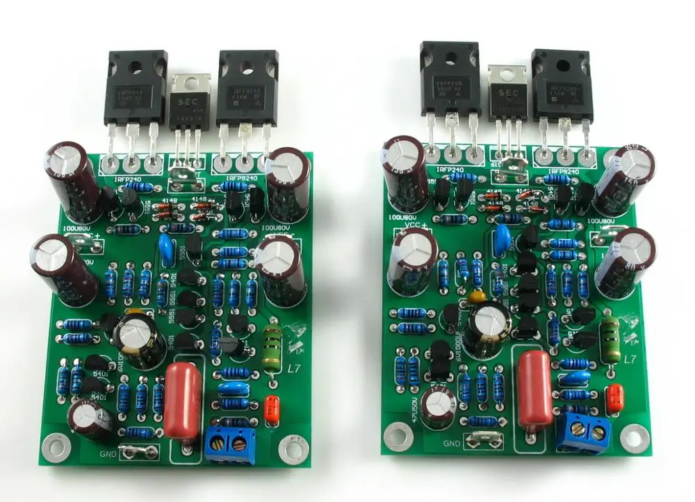 2 шт. двухканальный усилитель мощности MOSFET L7 класса AB 350 Вт * 2|Усилители мощности| |