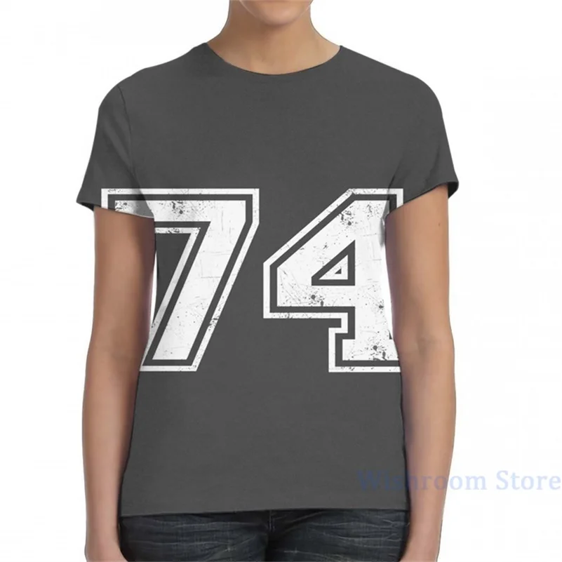 74 jersey jerseys number Sport men T-Shirt women all over print fashion girl t shirt boy Short Sleeve tshirts | Мужская одежда