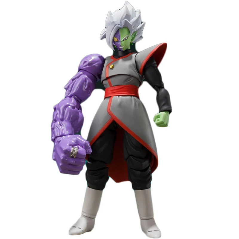

BANDAI SHF Original Anime Dragon Ball Z Super Saiyan Zamasu Fit Supreme Kai Zwart Goku Pvc Collection Model Toys Figure for Kids