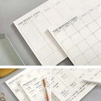 planner notebook office supplies school stationery monthly weekly planner memo pad note book office supplies schoo stationery