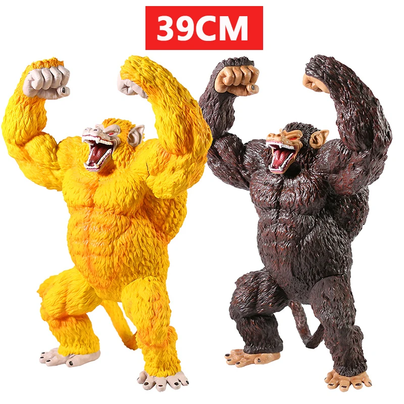 

39cm Dragon Ball Super Saiyan Golden Ape Super Goku Anime Figure Cartoon DBZ PVC Collection Model Toy