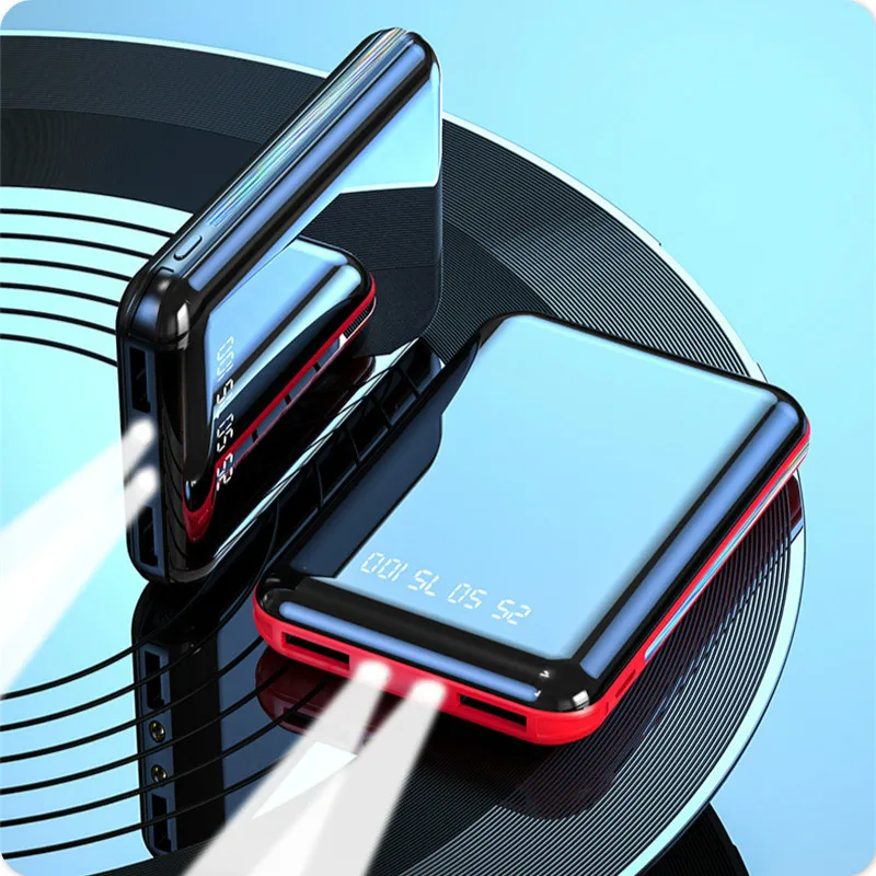 Mi ni power Bank 10000 мАч usb зарядка портативное зарядное устройство Внешний аккумулятор
