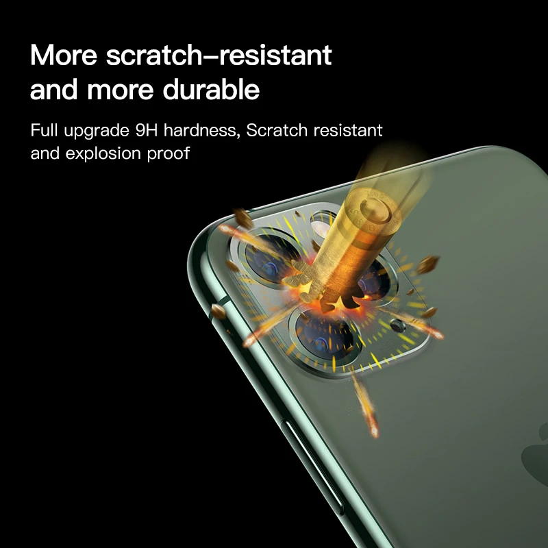 Защита объектива камеры KUULAA для iPhone 11 pro HD прозрачное закаленное стекло 11pro
