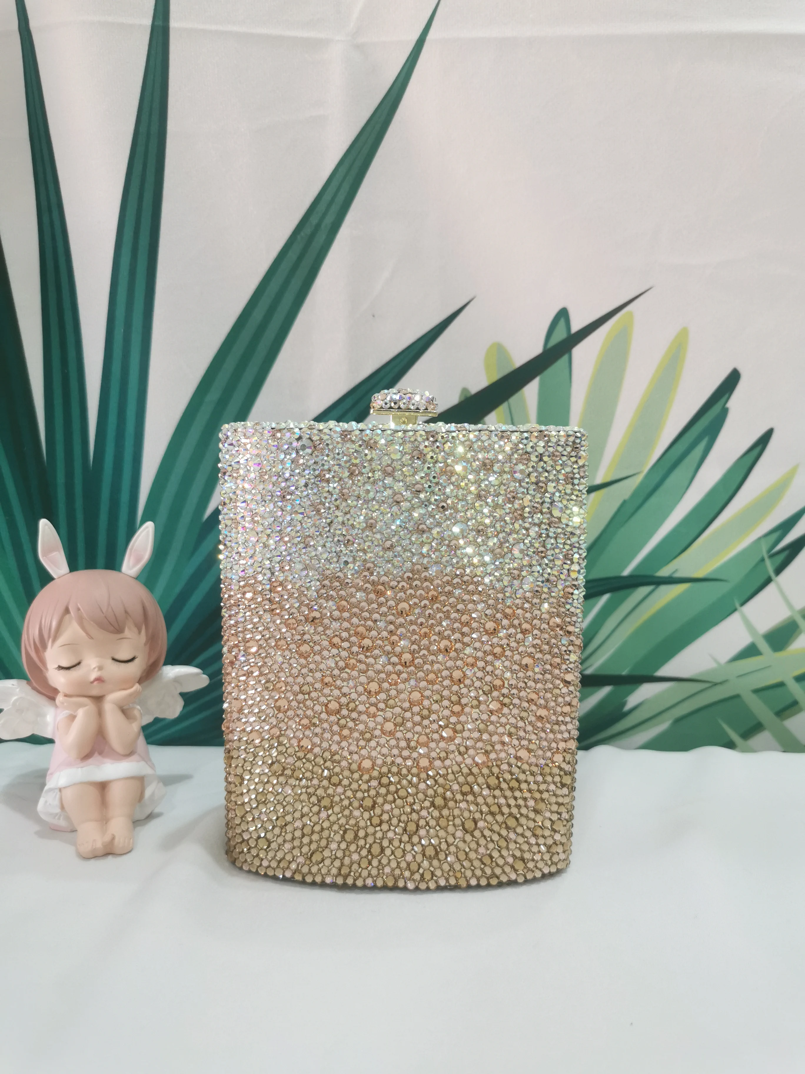 

Белые, розовые, цвета хаки, элегантные женские клатчи с кристаллами на плоской подошве, сумки для невесты, свадьбы, вечеринки, вечеринки, сум...