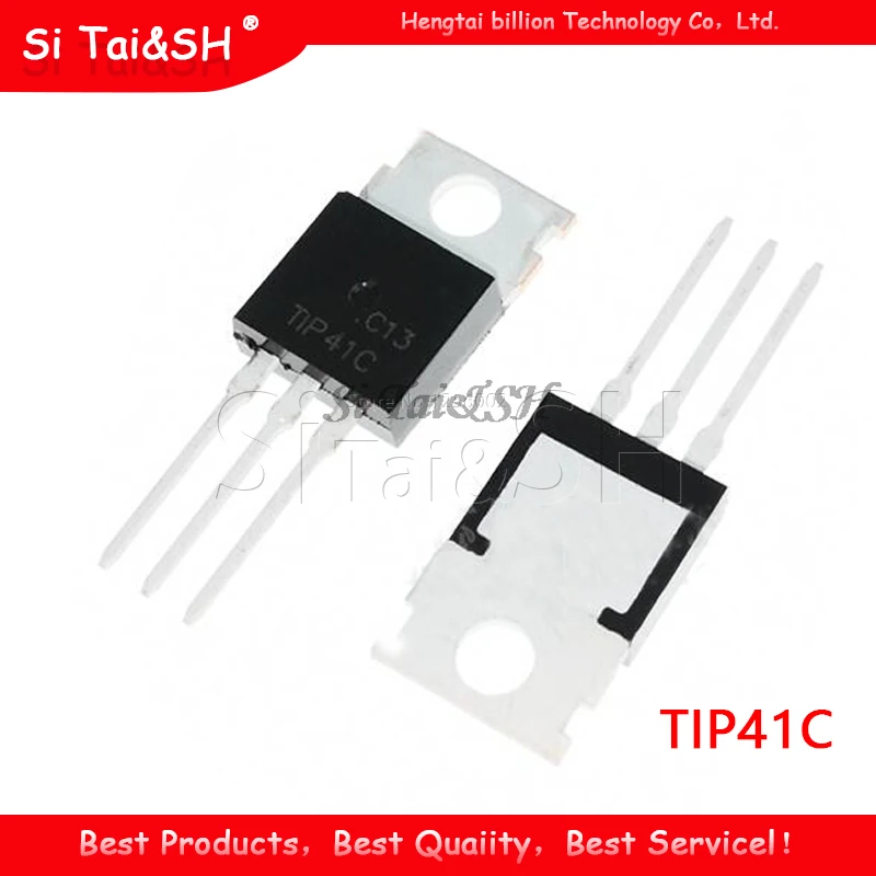 10 шт. TIP41C TO220 TIP41 TO-220 Новый и оригинальный IC | Электронные компоненты