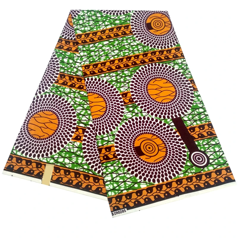 2020 Nederlands High Quality African Wax Print Fabric For African Women Dress Ankara Batik Ghana Tissu Wax 6 Yards