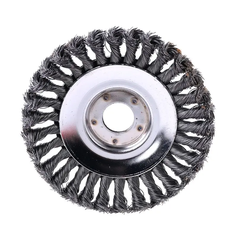 

25MM Aperture 8 Inch Steel Wire Weeding Brush Twisted Wire Bowl Type Rotating Wire Wheel Weed Trimmer Brush New 2019