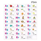 26 + 1 шт. детей раннего образования алфавит карты забавные английские слова познание карты памяти Язык Learnig игрушки