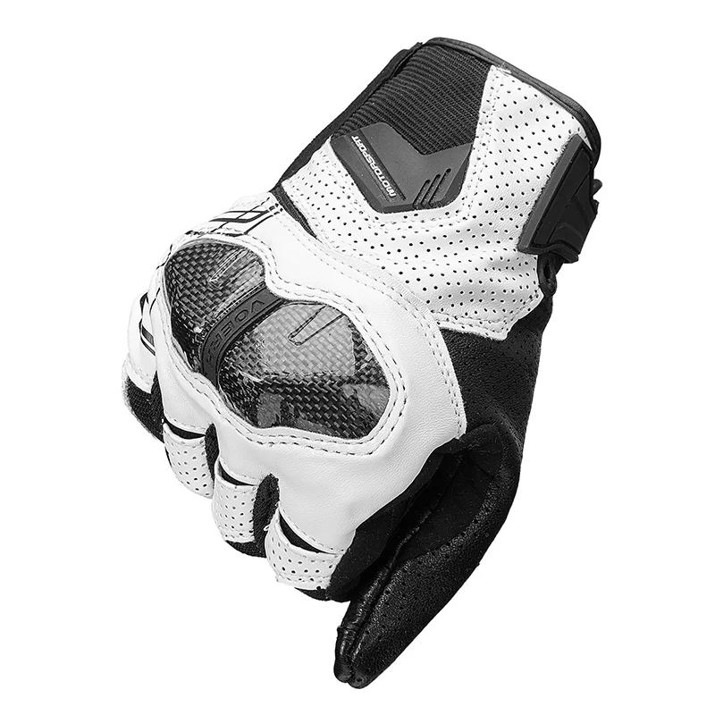 Новые 2019 мотоциклетные перчатки черные гоночные с сенсорным экраном Натуральные