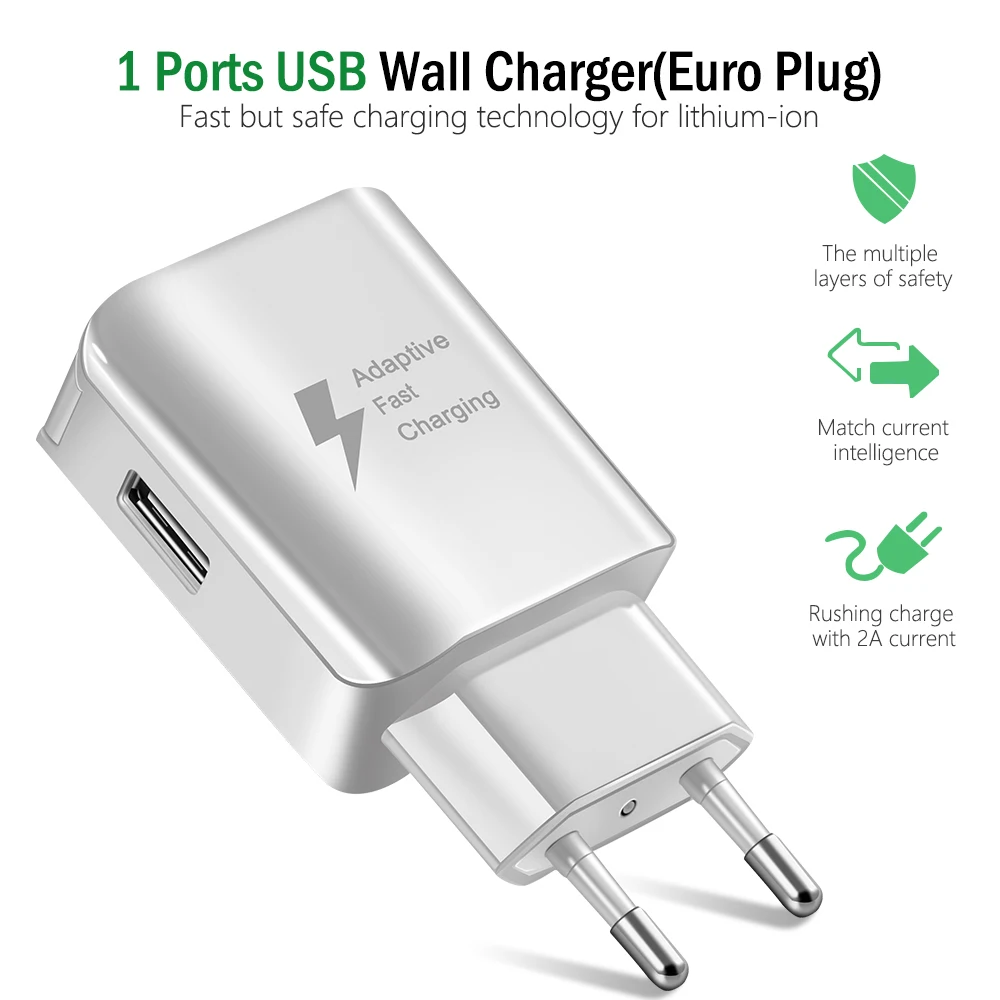 

5V 2A Universal USB Charger Travel Wall Fast Charging Adapter Mobile Phone Chargers For iphone Samsung Xiaomi Huawei Tablets