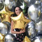 5 шт.лот 18 дюймов пятизвездочный воздушный шар из фольги для будущей мамы свадьбы, детского дня рождения, украшения для вечеринки, Детские воздушные шары