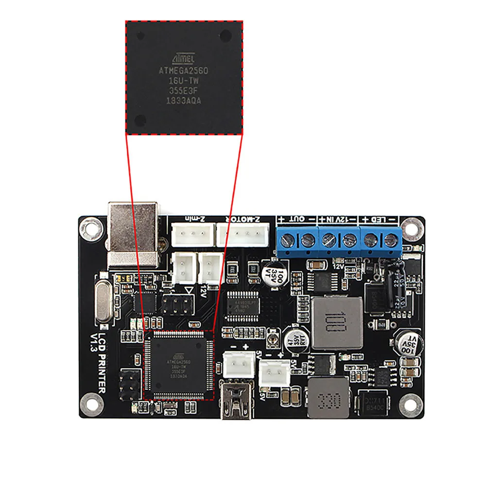 Запасная материнская плата основная управления для дубликатора WanHao 7/7 Plus DLP/SLA/LCD 3D
