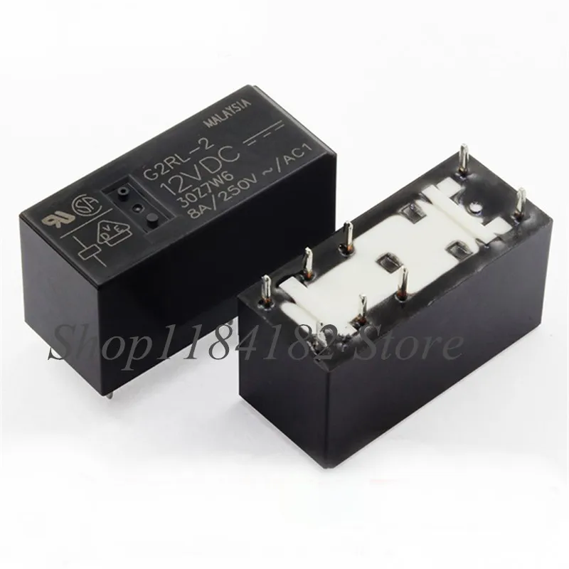 

free shipping 5PCS G2RL-2-5VDC G2RL-2-12VDC G2RL-2-24VDC DC5V DC12V DC24V 8pin 8A 100% NEW Original power relay