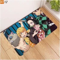 kamado nezuko kamado tanjirou agatsuma zenitsu printed bathrug kimetsu no yaiba cosplay demon slayer bathroom carpets anime mat