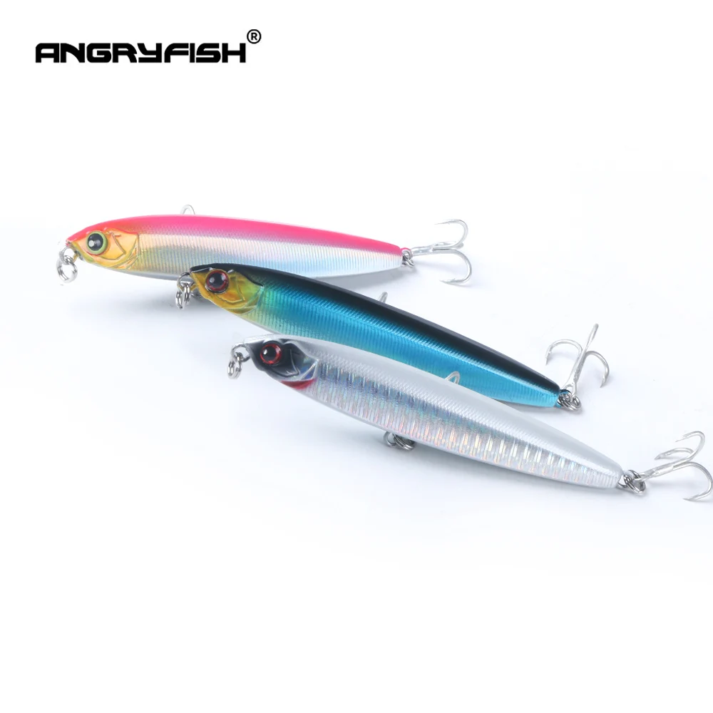 Фото Рыболовная приманка Angryfish, Реалистичная, 95 мм, 18 г, 3D, воблер с глазками, 1 шт. №3