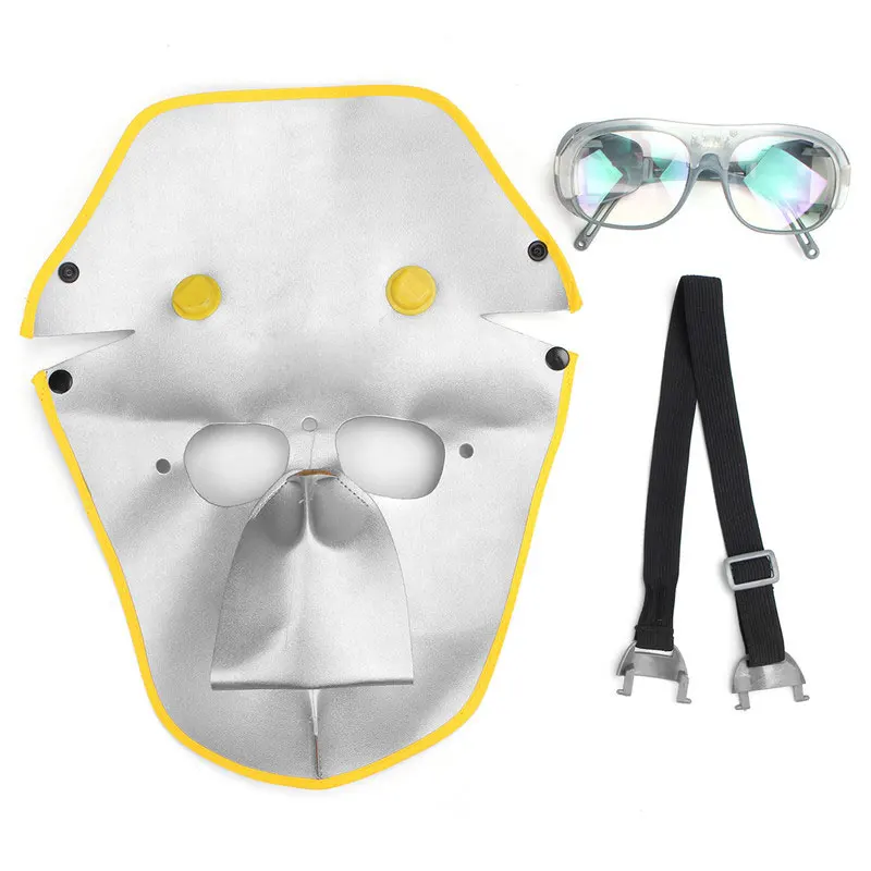 Регулируемая Изолированная кожаная Сварочная маска аргоновая дуговая сварочная