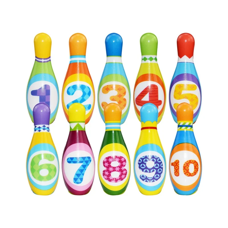 

Children's Solid Bowling Toy Educational Leisure Toy Parent-child Indoor Outdoor Fun & Sport Game