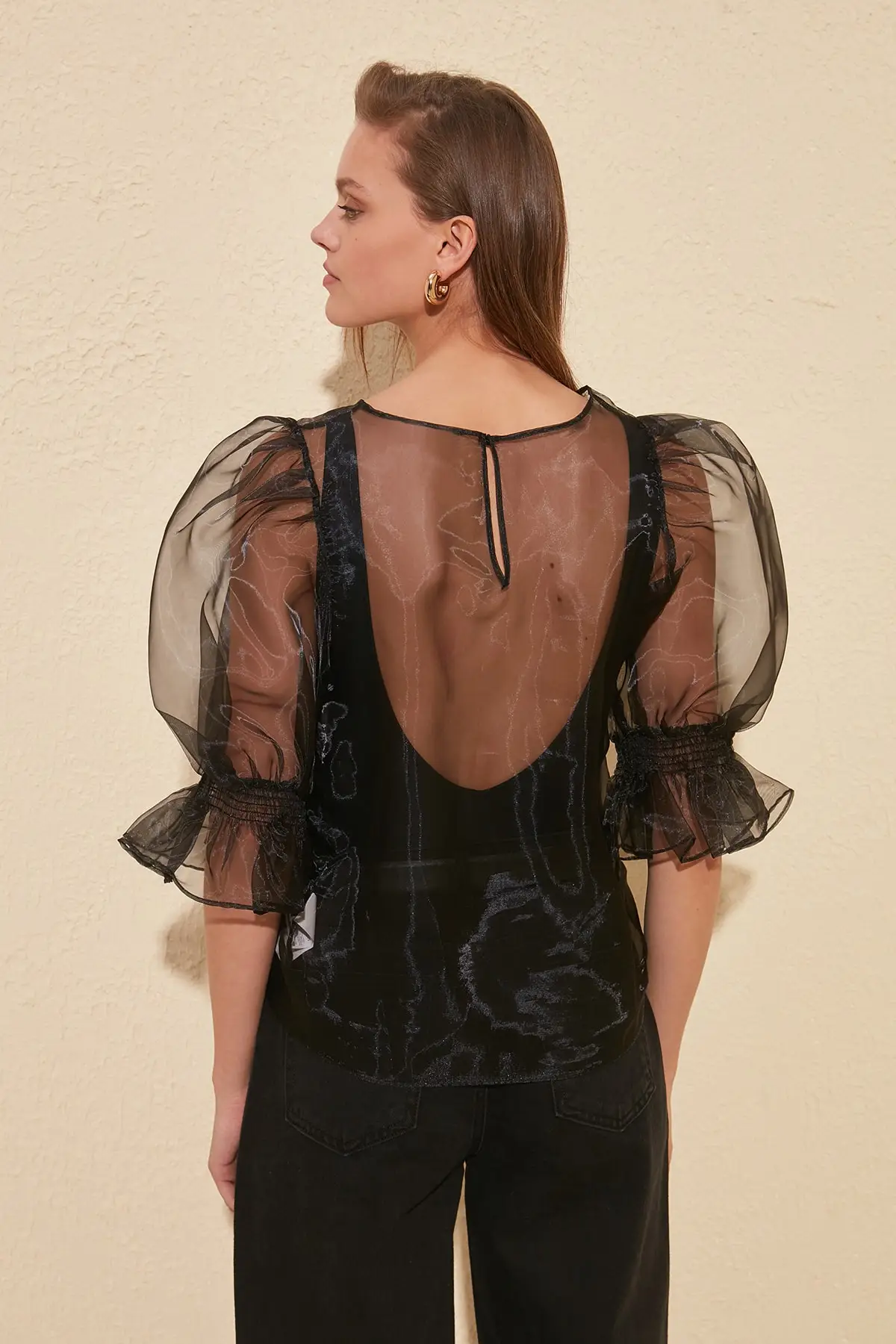 Блузка из органзы Trendyol TWOSS20BZ0069|Блузки| |