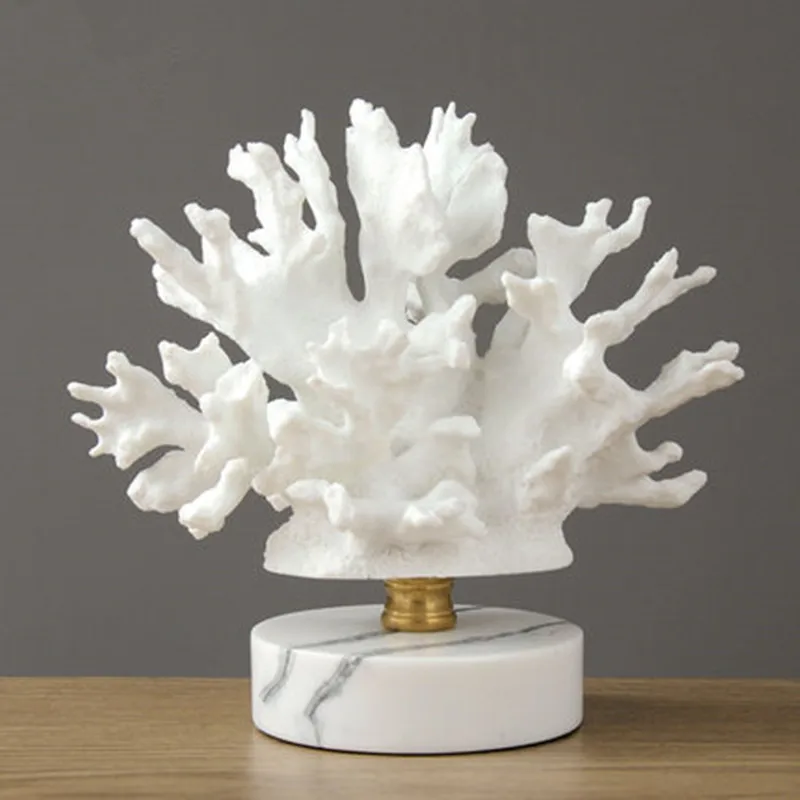 

Nordic Style Coral Ornaments Mediterranean Decorations Home Coffee Shop Clothing Store Fashion Modern Furnishings M3210