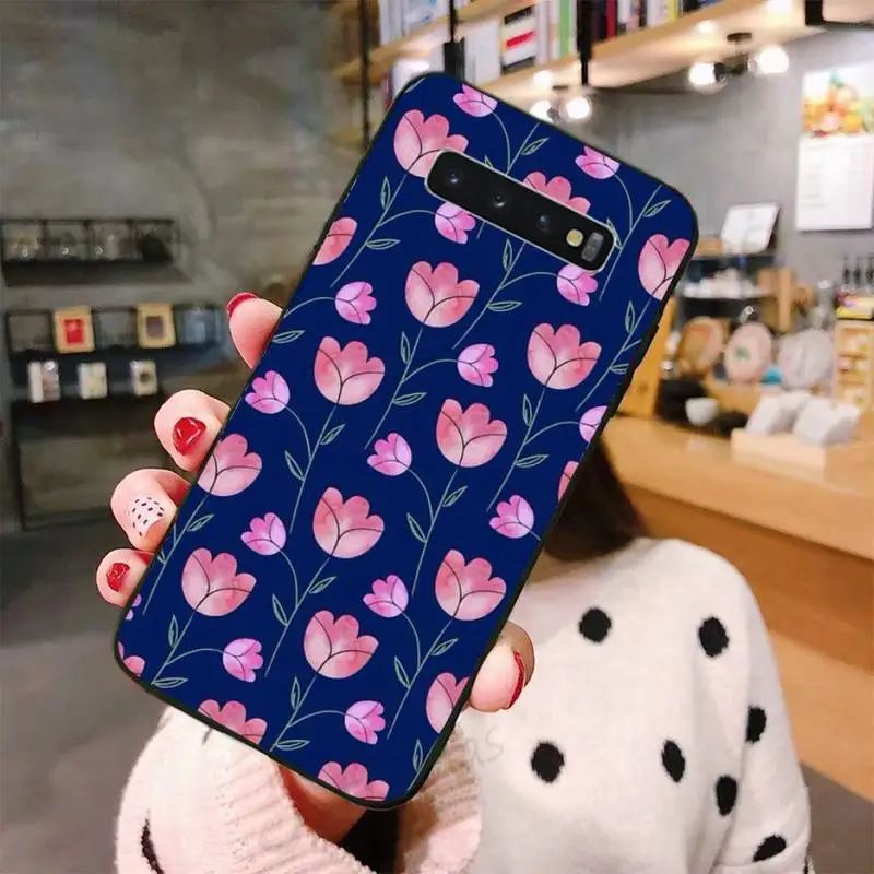 

Nice Flower Phone Case For Samsung A50 A51 A71 A20E A20S S10 S20 S21 S30 Plus ultra 5G M11 funda shell