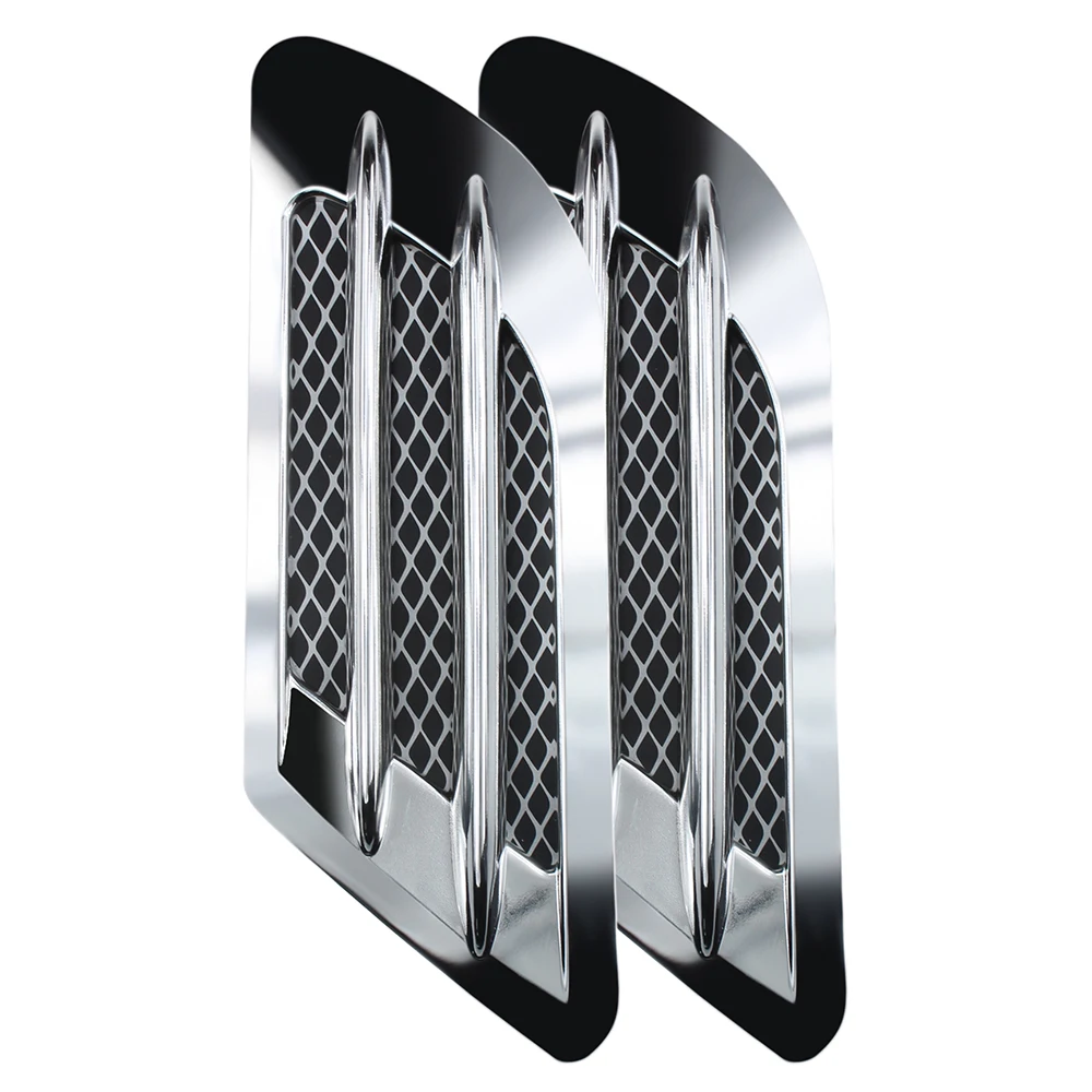 Универсальная 1 пара боковая сетка чехол с Акульей жаброй авто наклейка сделай