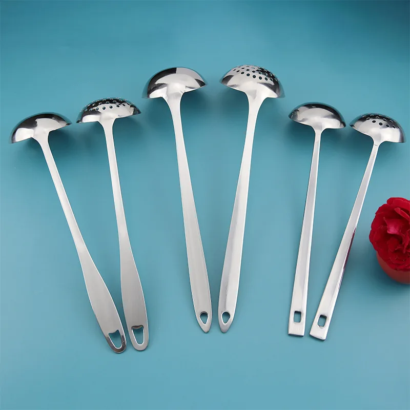 Кухонная утварь из нержавеющей стали ложка с раковиной для супа принадлежности