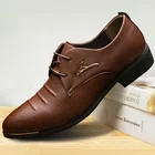 Туфли мужские кожаные, весна-осень 2021, деловые, в британском стиле, повседневные, дышащие, для свадьбы, встреч, мужские туфли