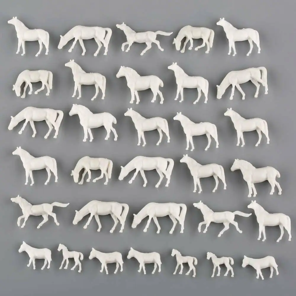 50 шт. Неокрашенная белая ферма|ho scale|scale hoho scale animals |
