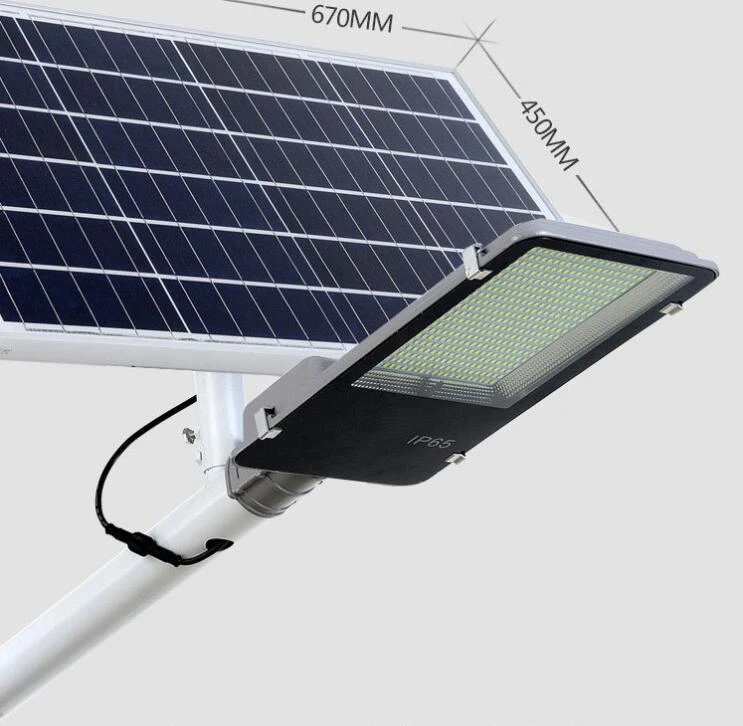 200 Вт Светодиодный уличный фонарь на солнечной батарее Открытый