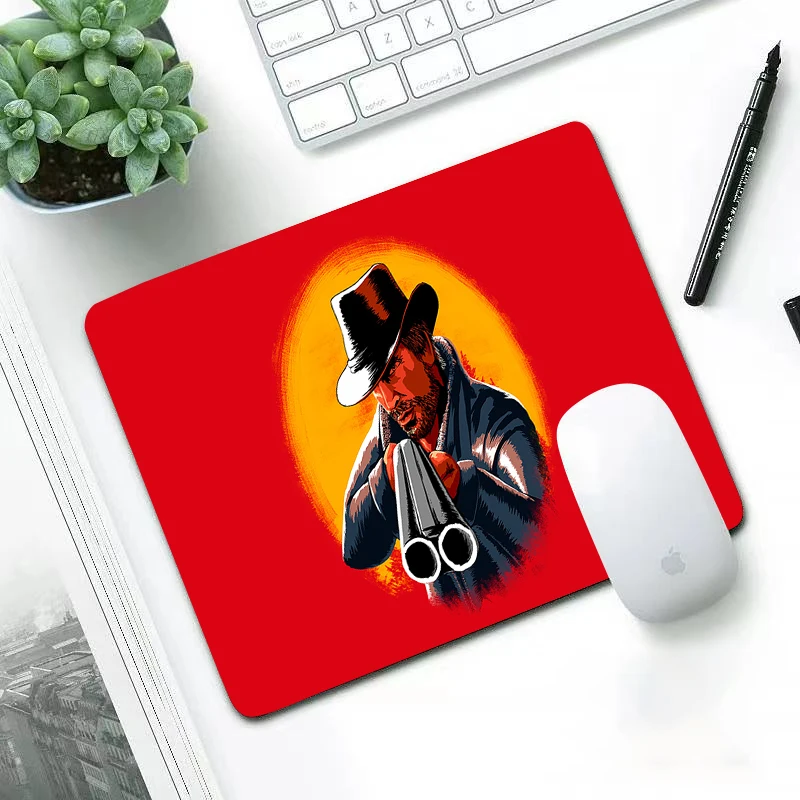 

Red Dead Redemption Small Gaming Mouse Pad 180x220/200X250mm Mousepad Gamer Computer Desk Mat Pad Gamer Mouse Mat for PC