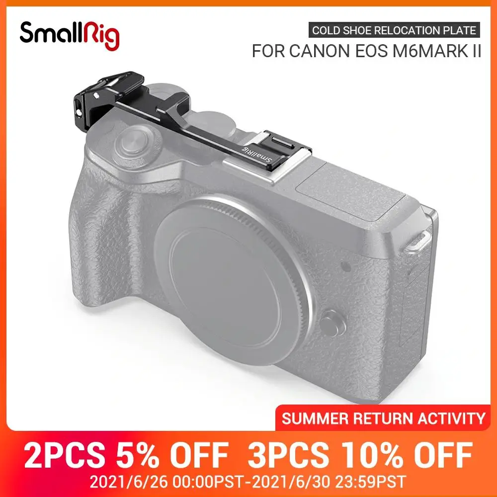 SmallRig видео для башмак пластина перемещения Canon EOS M6 Mark II Quick Release Холодный пластины