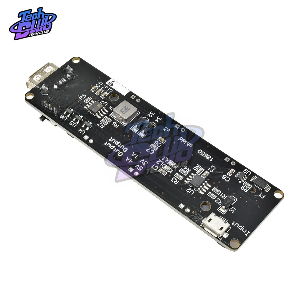 Держатель платы расширения литиевой батареи 18650 разъем Micro USB Type A для WEMOS ESP32 плата