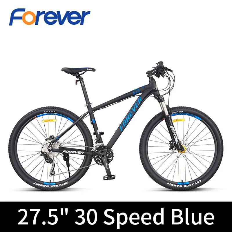 30 Speed Blue Forever men, светильник для горного гоночного велосипеда, специальная рама из алюминиевого сплава, велосипедный Гидравлический дисковый тормоз, велосипед MTB 30 скоростей, 27,5 дюйма - Цвет: 30 Speed Blue