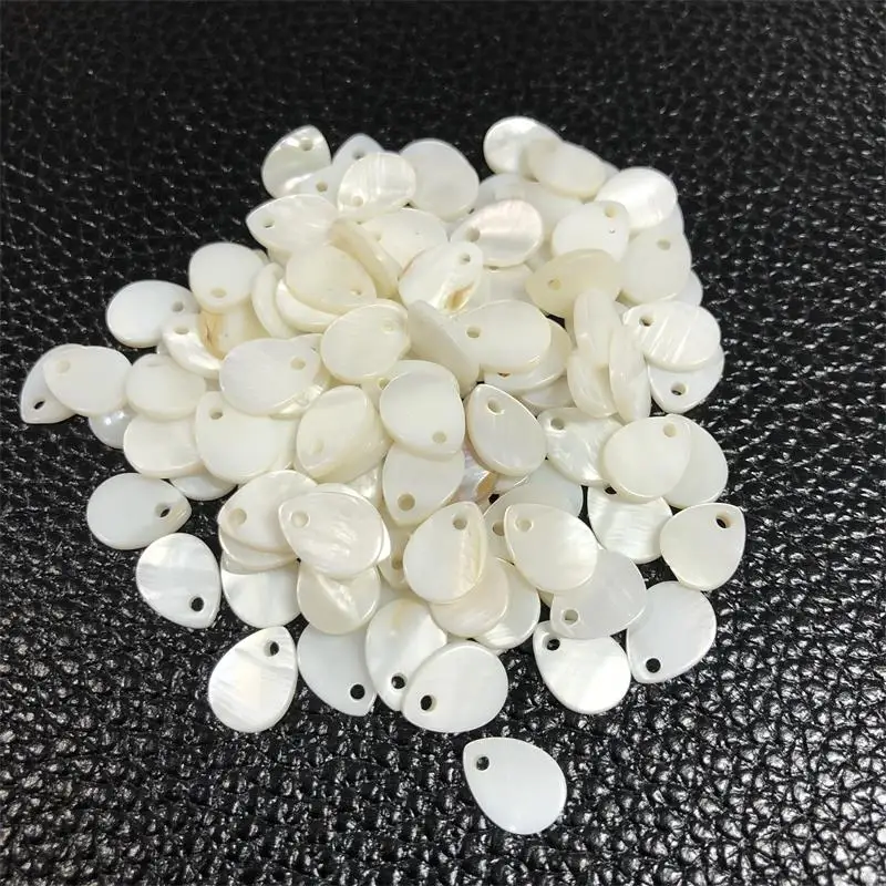 20 100 шт./лот натуральный белый из перламутровых раковин бусины с большим