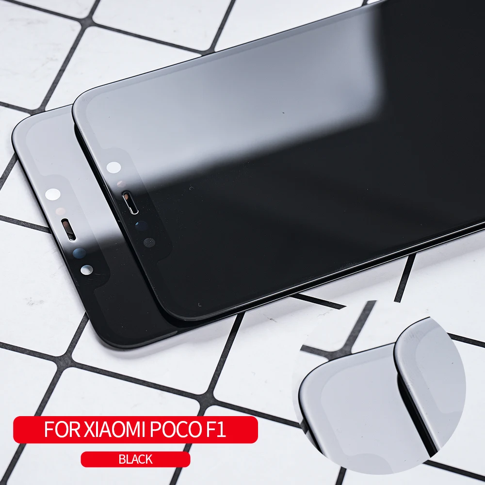 Оригинальный ЖК-дисплей 6 18 дюйма для XIAOMI Pocophone F1 сенсорный экран с рамкой
