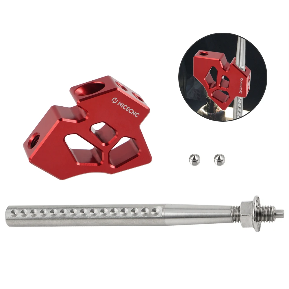 

NICECNC 10mm x 1.5 Threaded Shift Knob Extension Adjustable Aluminum Red for Honda Acura with Manual Transmission EG EK DC2 EF