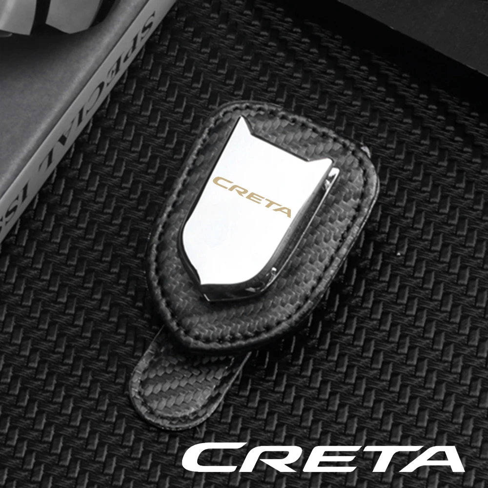

Car glass accessories Glasses case car holder cover carbon fiber Metal For Hyundai CRETA ix25 ix35 i30 car Accessories