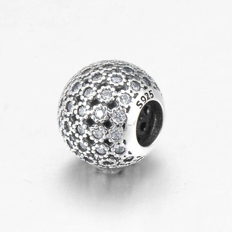 Модный как солнечный цветок серебро 925 пробы сделай сам прозрачный CZ изящные