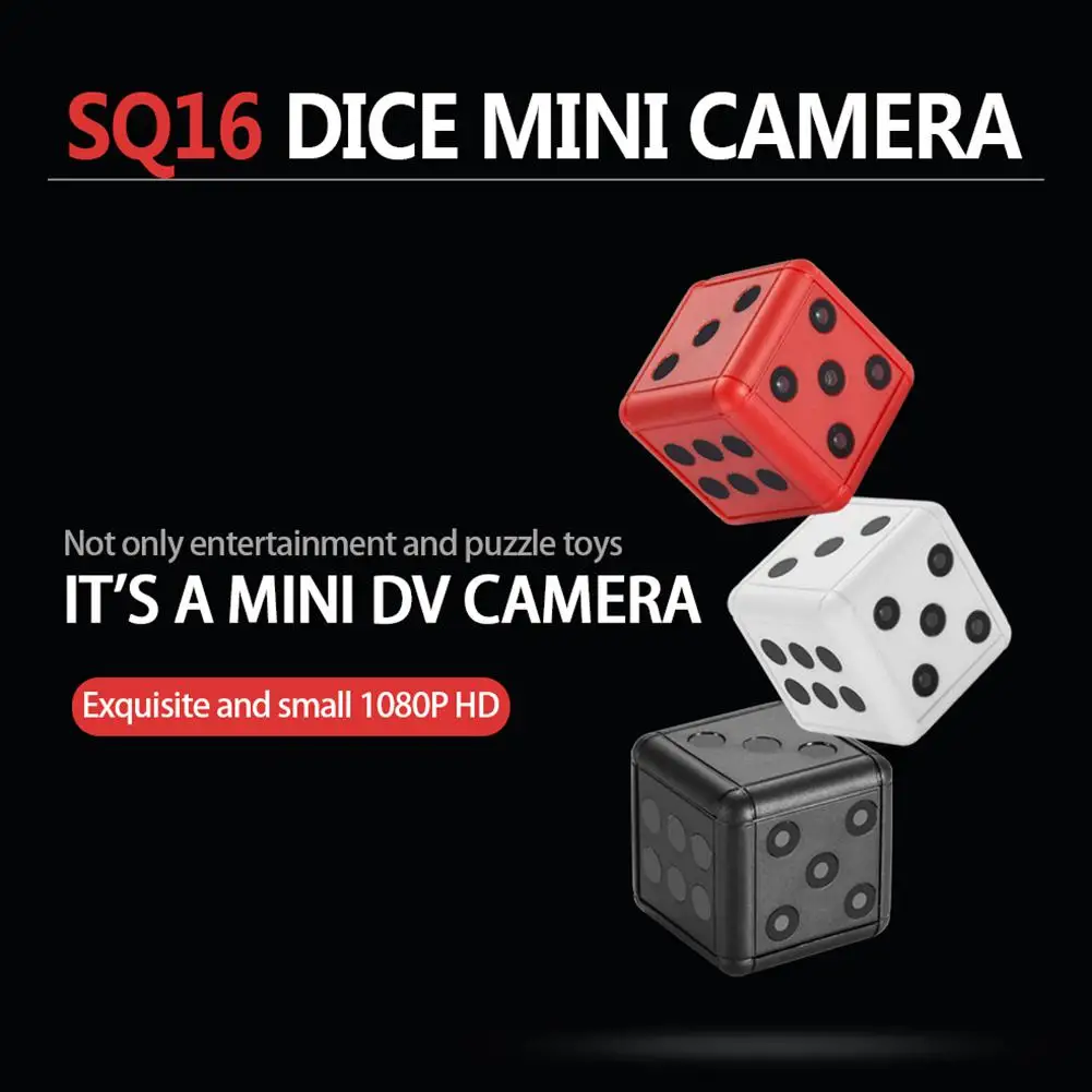 

SQ16 1080P HD Mini Camcorder Micro dice Camera Night Vision Motion Detection DVR DV Video Voice Recorder sq11 Sports Small Cam