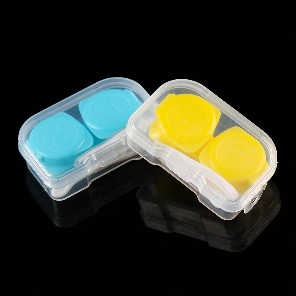 1 шт. новый простой стиль удобный дорожный Чехол для контактных линз