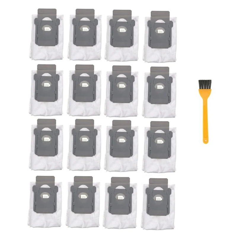 

Vacuum Cleaner Dust Bag Replacement Robot Automatic Dirt Disposal Bags for IRobot Roomba I7 I7+/I7 Plus E5 E6 E7, 17PCS