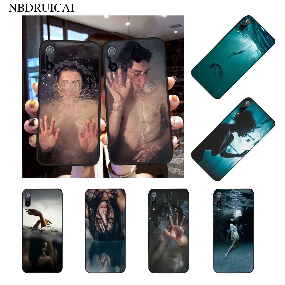 NBDRUICAI абстрактное искусство для подводного корпуса оболочка чехол телефона Xiaomi 8