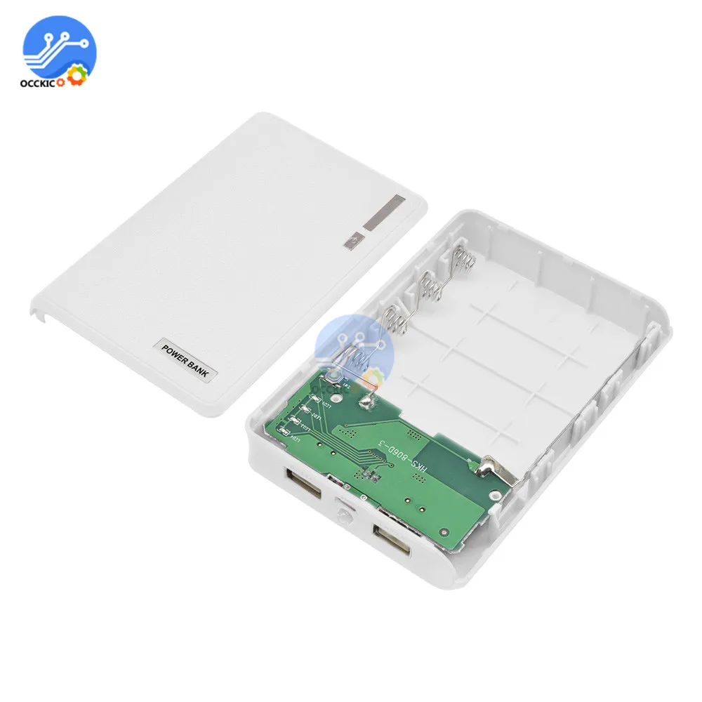 USB 4*18650 Внешний аккумулятор контейнер для аккумулятора DIY корпус чехол 18650