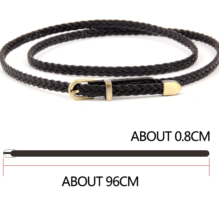 Новинка 2019 плетеный пояс ручная работа женский ремень с пряжкой Ретро стиль