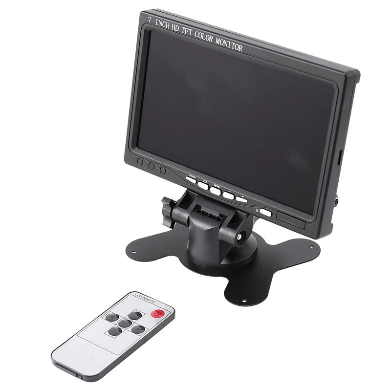 7 дюймов Портативный монитор 1024X600 Дисплей совместимому с HDMI/VGA/AV фотографии