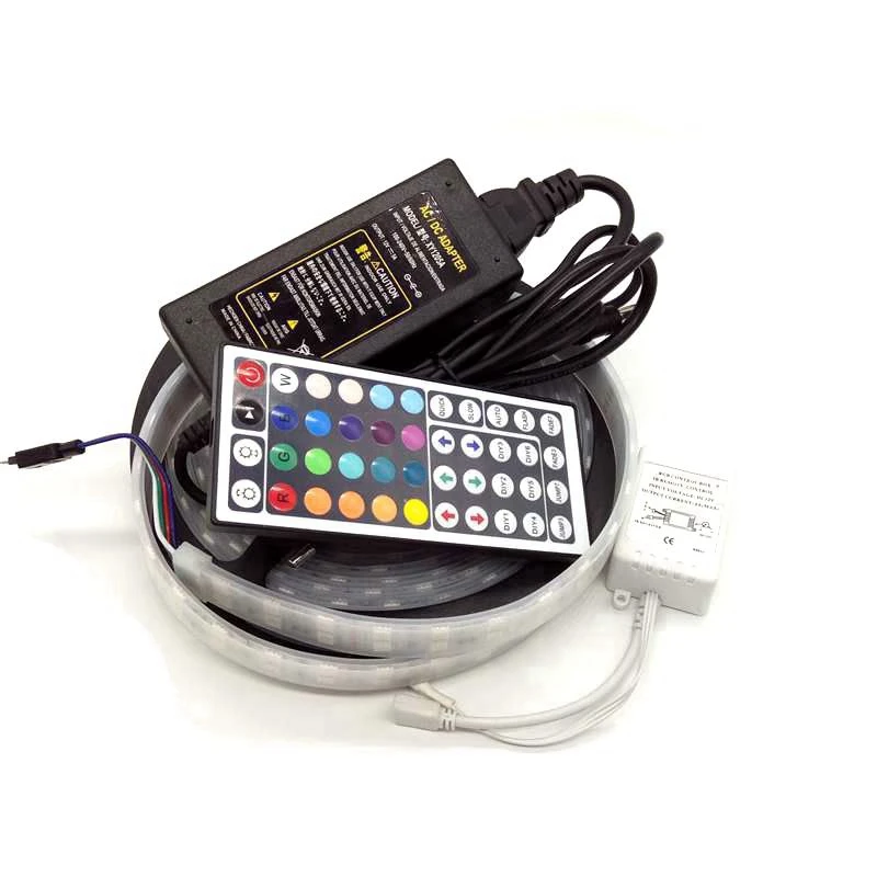 

SZYOUMY 120 светодиодный/M 600 светодиодный s/5M двухрядная SMD 5050 Светодиодная лента 12V Трубка IP67 водонепроницаемый гибкий свет RGB/белый/теплый белый