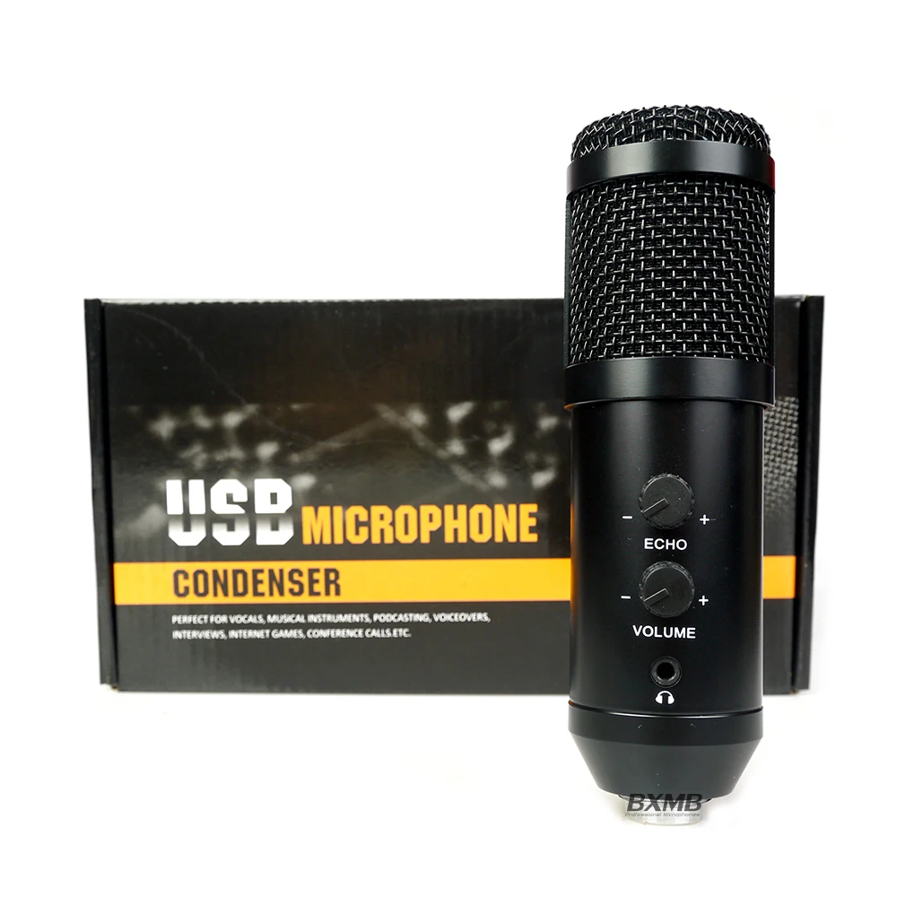 Профессиональный USB микрофон BM800 конденсаторный Microphono для ПК ноутбука студии