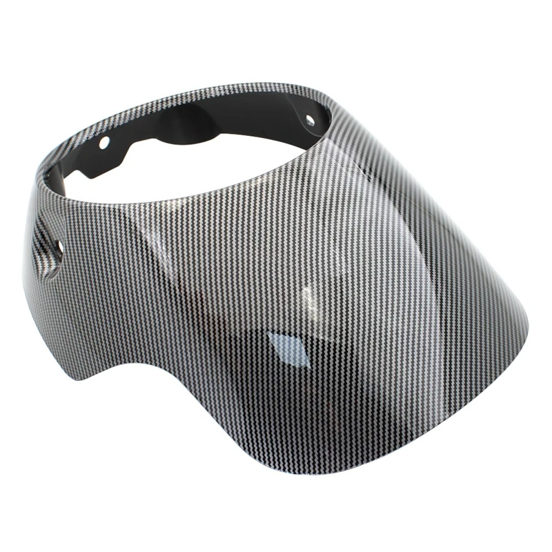 

NEW-Motorcycle ABS Headlight Fairing Mask Cowl for Triumph BONNEVILLE T100 T120 SE Thruxton 900 2001-2019,Carbon Fiber