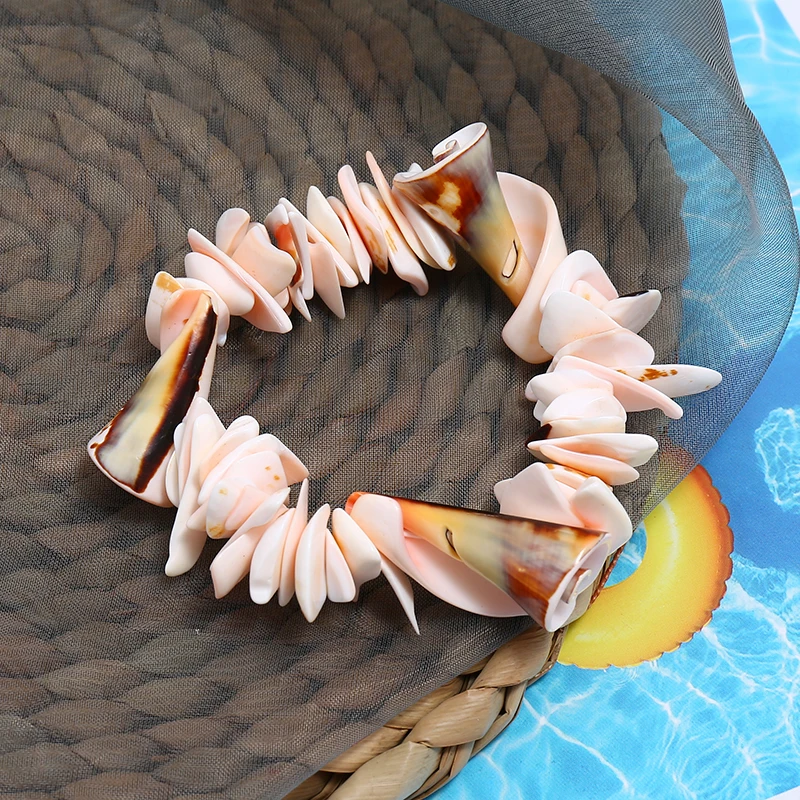 Olaru ручной работы натуральная ракушка браслеты для Чехол женский раковины