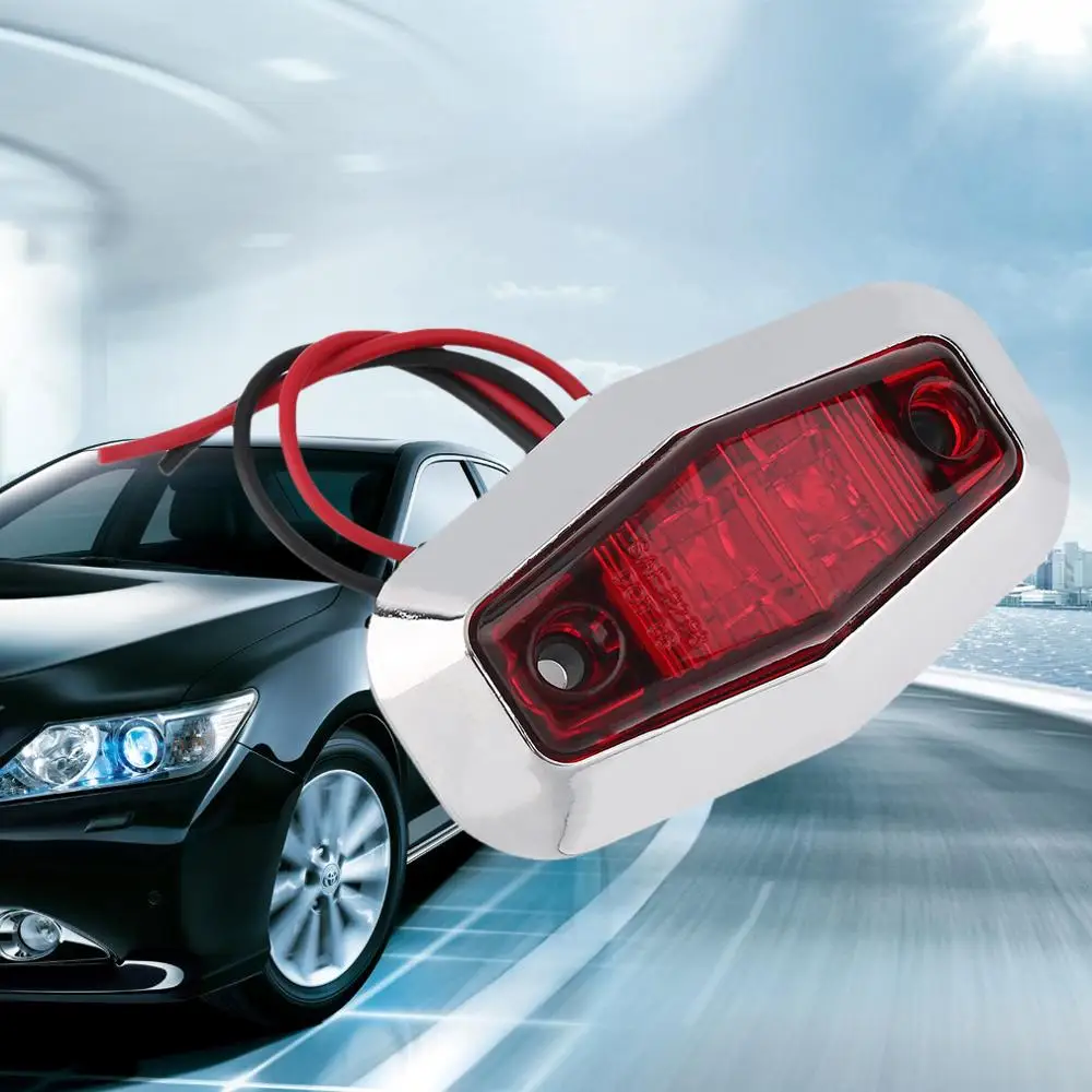 

Trailer Marker Durable Car LED Light Side Marker Lamp Portable Vehicle External Indicator Universal Warning Light